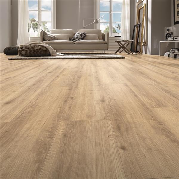 Grote foto watervast laminaat aqua24 luxor oak platina 8mm 4v doe het zelf en verbouw tegels