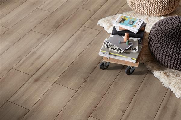 Grote foto watervast laminaat aqua24 luxor oak grey 8mm 4v doe het zelf en verbouw tegels