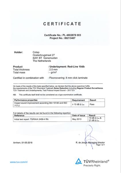 Grote foto ondervloer heat foil red line 10db doe het zelf en verbouw tegels