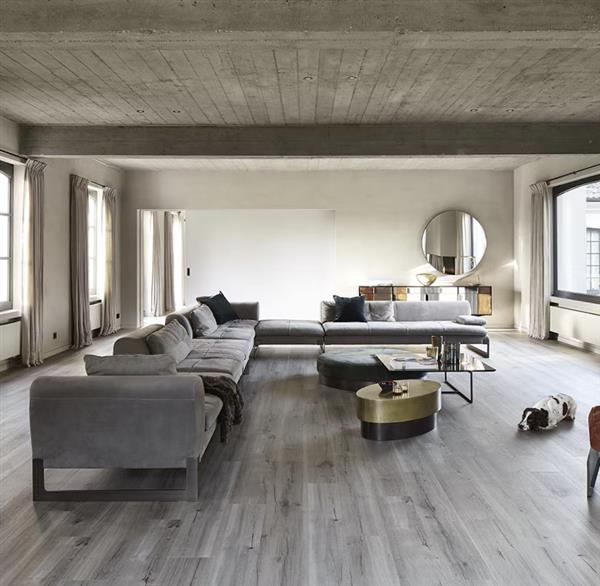 Grote foto plak pvc cracked ash grey extra breed dryback doe het zelf en verbouw tegels
