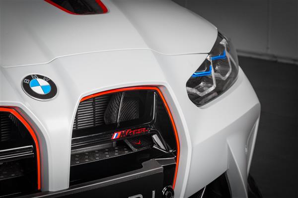 Grote foto dit betreft een bmw g80 g81 m3 g82 m3 m4 carbon eventuri air lucht happer grill auto onderdelen tuning en styling