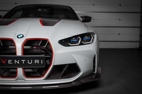 Grote foto dit betreft een bmw g80 g81 m3 g82 m3 m4 carbon eventuri air lucht happer grill auto onderdelen tuning en styling