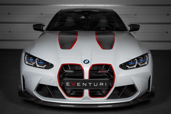 Grote foto dit betreft een bmw g80 g81 m3 g82 m3 m4 carbon eventuri air lucht happer grill auto onderdelen tuning en styling