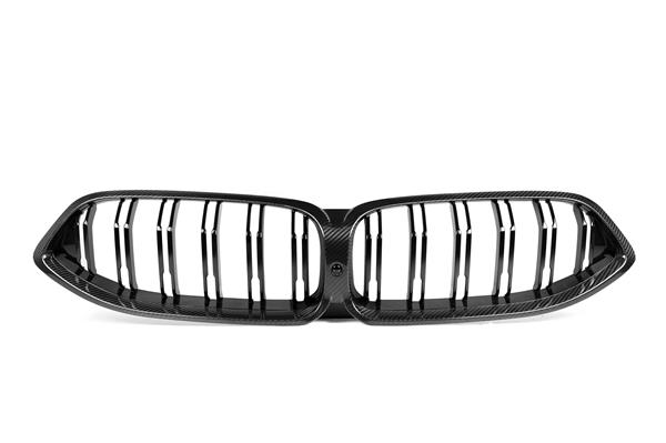Grote foto dit betreft een set bmw 8 serie carbon grill nieren auto onderdelen tuning en styling