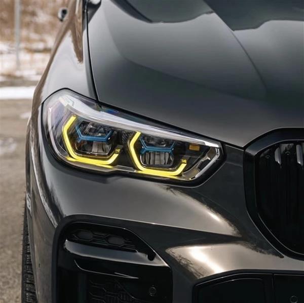 Grote foto dit betreft een set bmw g05 x5 g06 f95 x5m f96 x6m gele drl csl koplamp modules auto onderdelen tuning en styling