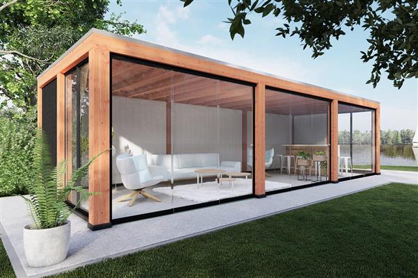 Grote foto overkapping palermo xxl type c 745 x 380 cm tuin en terras tuinhuisjes en blokhutten