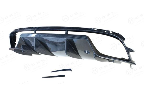 Grote foto alfa romeo giulia qv carbon fiber diffusor achterkant auto onderdelen tuning en styling