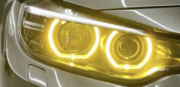 Grote foto bmw f80 m3 f82 m4 f83 m4 gele csl drl angel eyes modules auto onderdelen tuning en styling
