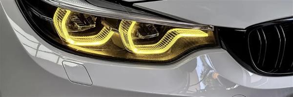 Grote foto bmw f80 m3 f82 m4 f83 m4 gele csl drl angel eyes modules auto onderdelen tuning en styling
