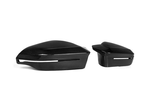Grote foto bmw g90 m5 g99 m5 i5 m60 set carbon spiegelkappen auto onderdelen tuning en styling