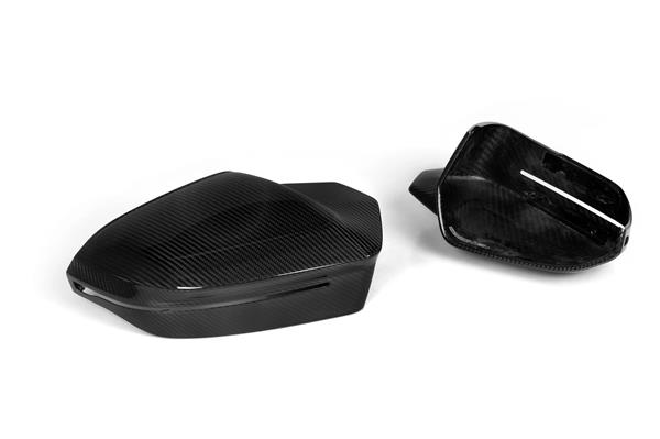 Grote foto bmw g90 m5 g99 m5 i5 m60 set carbon spiegelkappen auto onderdelen tuning en styling