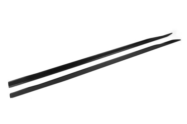 Grote foto bmw 5 serie g60 g61 i5 mpe carbon side skirt extensions auto onderdelen tuning en styling