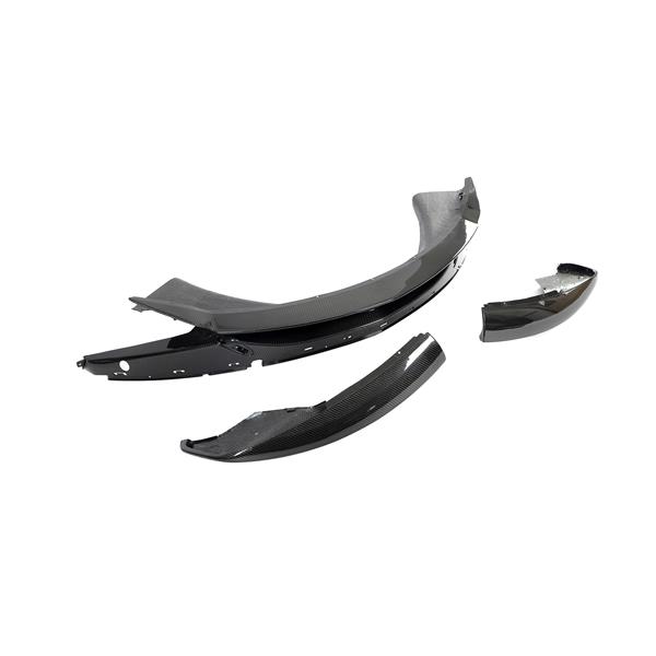Grote foto dit betreft een mclaren 570s 570gt carbon voorbumper splitter inlay set auto onderdelen tuning en styling
