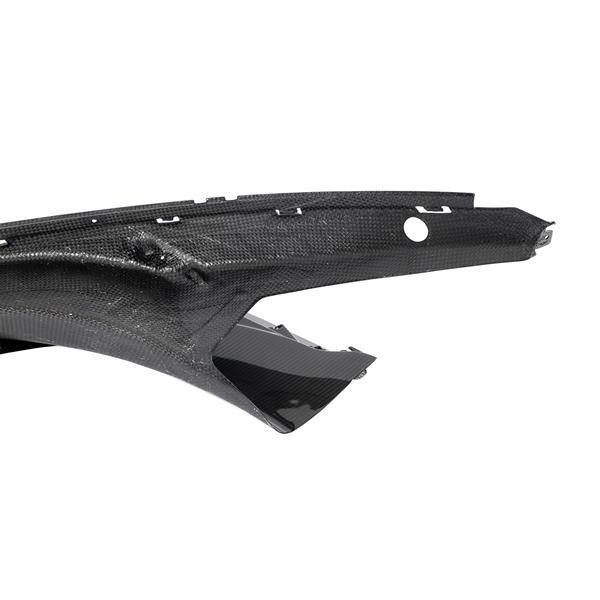 Grote foto dit betreft een mclaren 570s 570gt carbon voorbumper splitter inlay set auto onderdelen tuning en styling