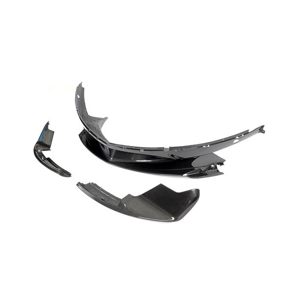 Grote foto dit betreft een mclaren 570s 570gt carbon voorbumper splitter inlay set auto onderdelen tuning en styling