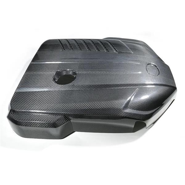 Grote foto dit betreft een toyota supra a90 carbon motor cover plaat auto onderdelen tuning en styling