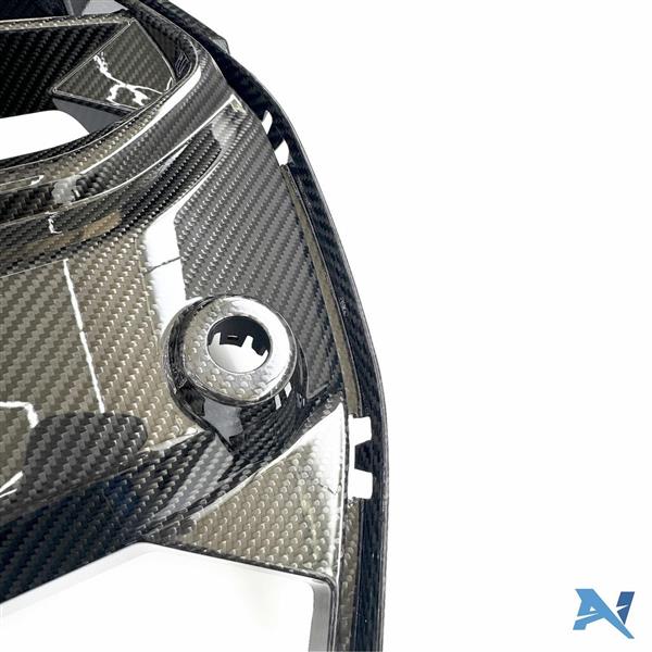 Grote foto dit betreft een alpha n carbon grill nieren bmw g80 g81 m3 g82 g83 m4 auto onderdelen tuning en styling