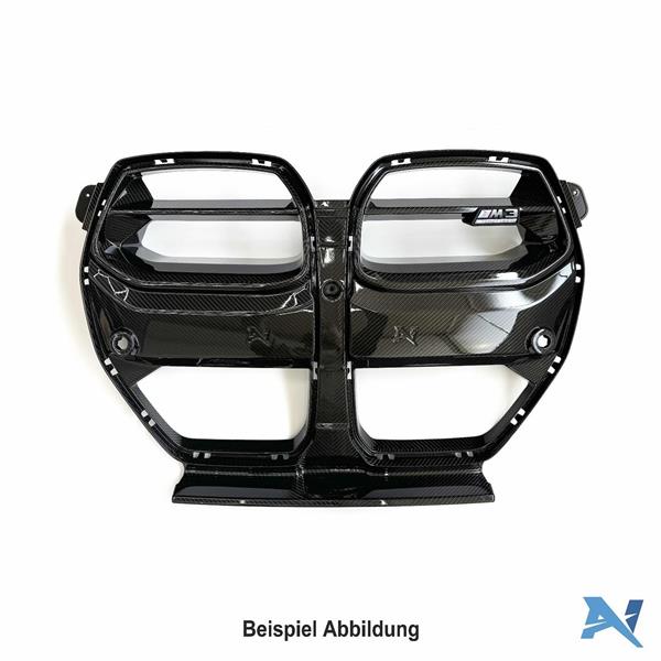 Grote foto dit betreft een alpha n carbon grill nieren bmw g80 g81 m3 g82 g83 m4 auto onderdelen tuning en styling
