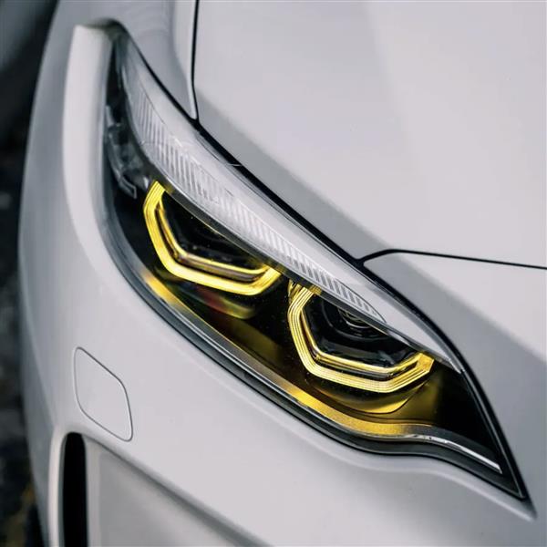 Grote foto dit betreft een set bmw f87 m2 f87 m2 competition gele drl modules auto onderdelen tuning en styling