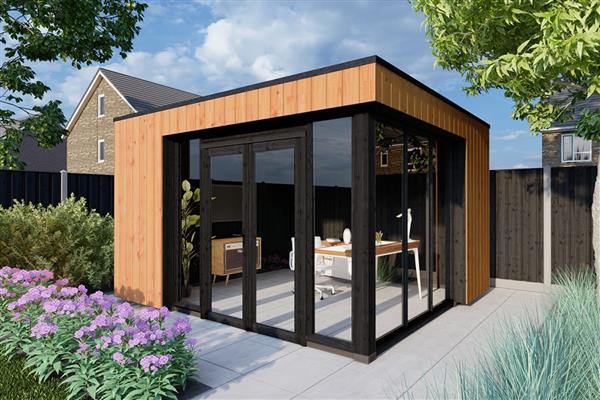 Grote foto overkapping capri type f 490 x 375 cm tuin en terras tuinhuisjes en blokhutten