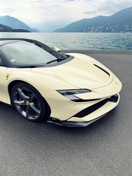 Grote foto ferrari sf90 carbon voor bumper splitter auto onderdelen tuning en styling