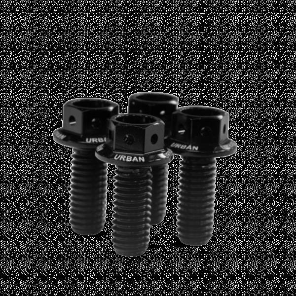 Grote foto land rover defender 90 110 urban zwarte interieur bouten set auto onderdelen tuning en styling