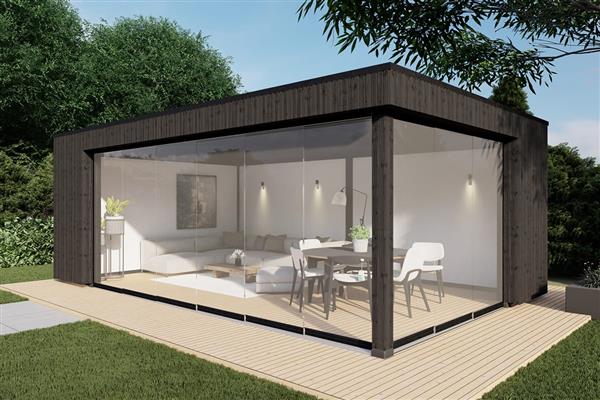 Grote foto overkapping capri type d 490 x 375 cm tuin en terras tuinhuisjes en blokhutten
