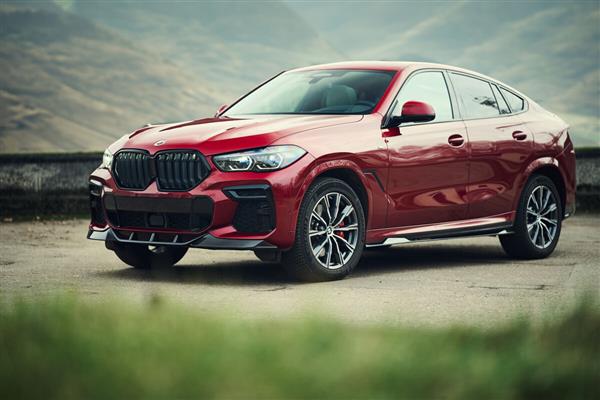 Grote foto bmw g06 x6 carbon voorlip splitter auto onderdelen tuning en styling