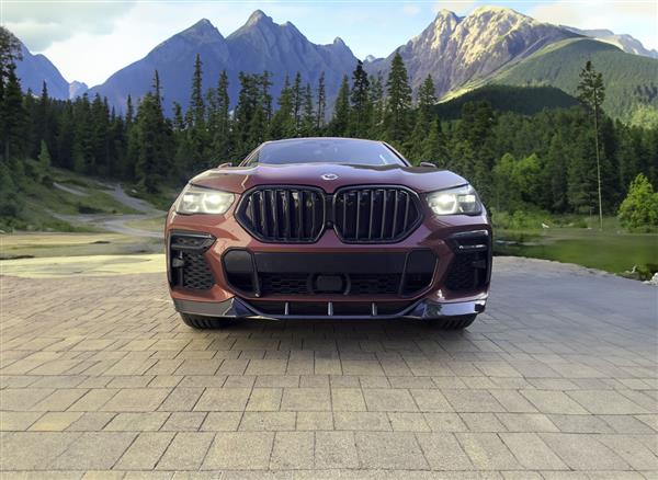 Grote foto bmw g06 x6 carbon voorlip splitter auto onderdelen tuning en styling