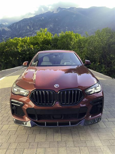 Grote foto bmw g06 x6 carbon voorlip splitter auto onderdelen tuning en styling