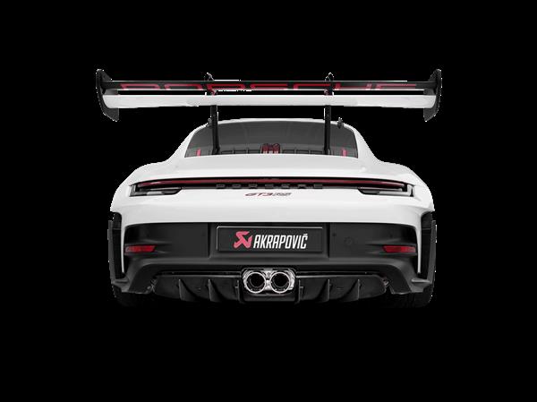 Grote foto akrapovic porsche 911 992 gt3rs evolution titanium spruitstukken auto onderdelen tuning en styling