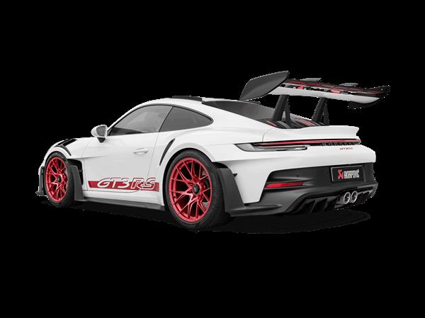 Grote foto akrapovic porsche 911 992 gt3rs evolution titanium spruitstukken auto onderdelen tuning en styling