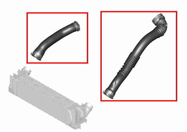 Grote foto bmw f20 f21 f30 f31 n13 charge boostpipe kit auto onderdelen tuning en styling
