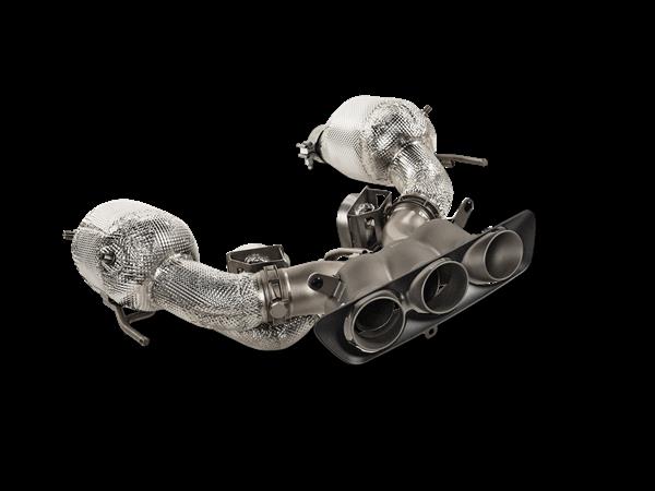 Grote foto ferrari 296 gtb gts akrapovic uitlaatsysteem auto onderdelen tuning en styling