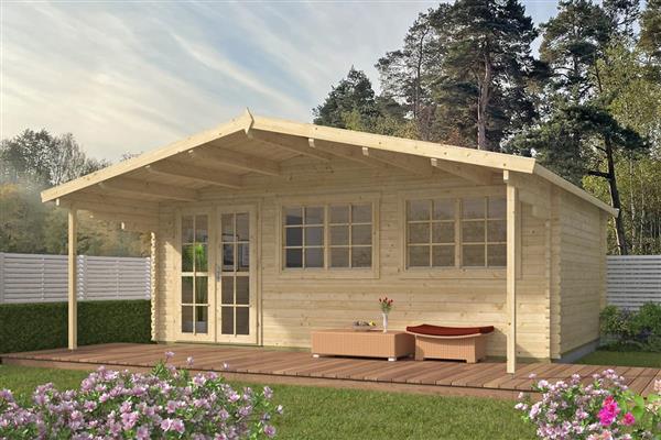 Grote foto blokhut ginella tuin en terras tuinhuisjes en blokhutten