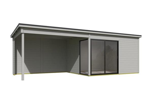 Grote foto tuinhuis olivia met overkapping tuin en terras tuinhuisjes en blokhutten
