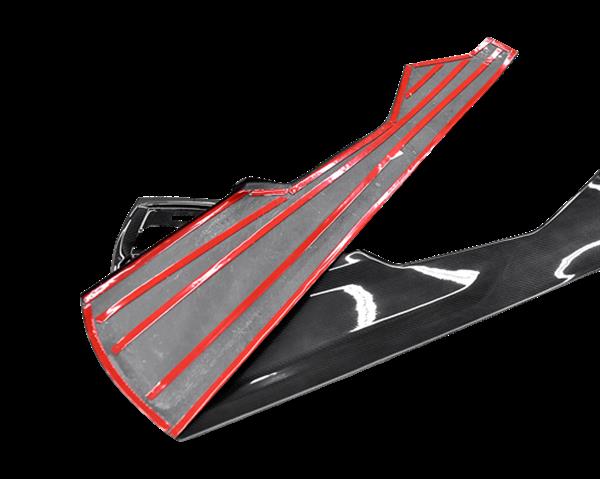 Grote foto bmw g80 g81 g82 g87 m2 m3 m4 carbon middelconsole zijkant kappen auto onderdelen tuning en styling