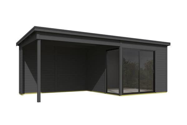 Grote foto tuinhuis julia met overkapping tuin en terras tuinhuisjes en blokhutten