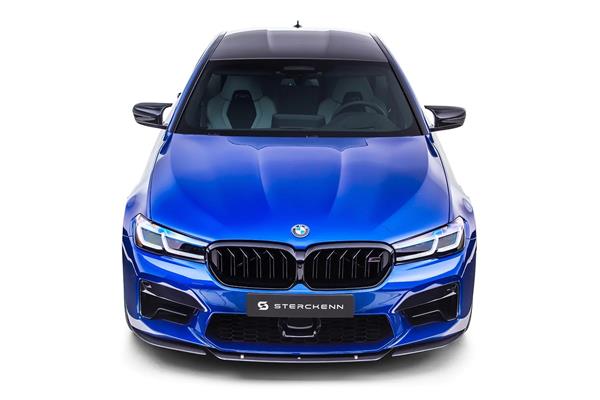Grote foto bmw f90 m5 lci facelift carbon voorlip splitter auto onderdelen tuning en styling