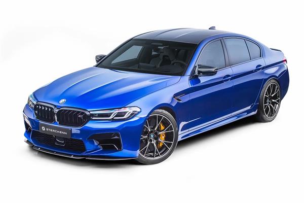 Grote foto bmw f90 m5 lci facelift carbon voorlip splitter auto onderdelen tuning en styling