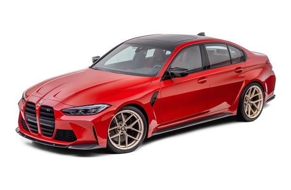 Grote foto bmw g80 g81 m3 carbon side skirt extensions auto onderdelen tuning en styling