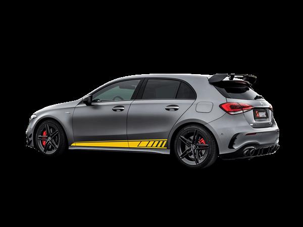 Grote foto akrapovic uitlaatsysteem mercedes a45 amg w177 auto onderdelen tuning en styling