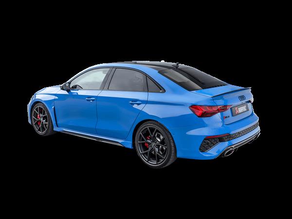 Grote foto audi rs3 sedan 8y akrapovic uitlaatsysteem auto onderdelen tuning en styling