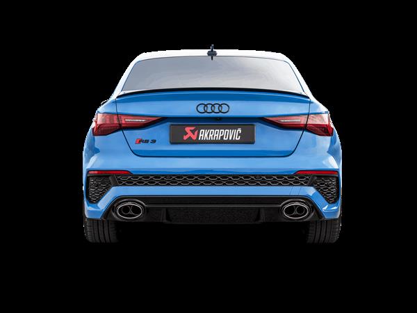 Grote foto audi rs3 sedan 8y akrapovic uitlaatsysteem auto onderdelen tuning en styling