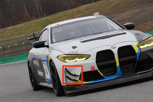 Grote foto bmw g80 g81 m3 g82 g83 m4 carbon gt4 canards auto onderdelen tuning en styling