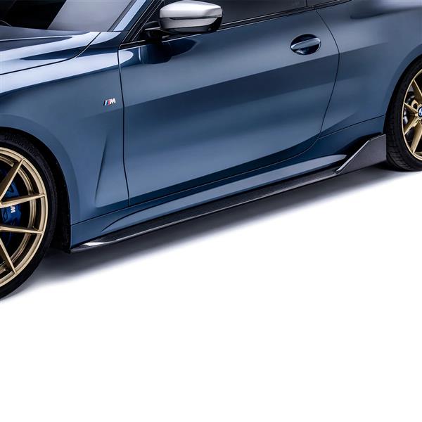 Grote foto bmw g22 4 serie m440i carbon side skirt extensions auto onderdelen tuning en styling