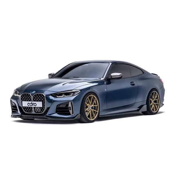 Grote foto bmw g22 m440i adro carbon voorlip splitter auto onderdelen tuning en styling