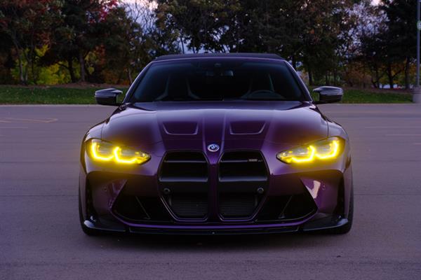 Grote foto bmw g80 g81 m3 g82 m4 gele drl csl style angel eyes module auto onderdelen tuning en styling