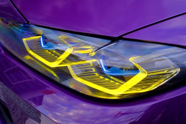 Grote foto bmw g80 g81 m3 g82 m4 gele drl csl style angel eyes module auto onderdelen tuning en styling