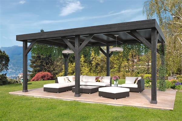 Grote foto dhz overkapping rijssen 600 x 400 cm tuin en terras tuinhuisjes en blokhutten